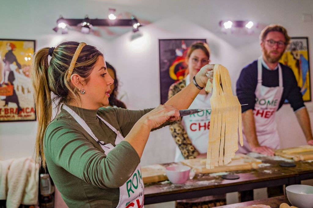 Aula de culinária com Spritz e espaguete