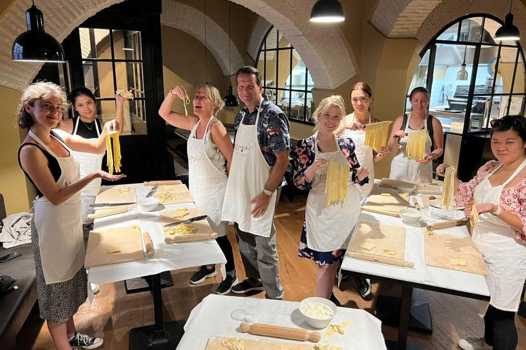 Roma: Aula de fabricação de massas Fettuccine e Maltagliati
