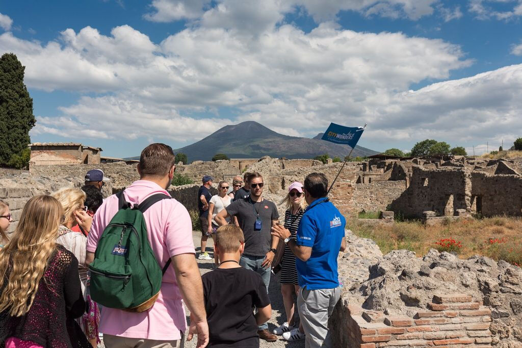 Pompeya y Positano: Excursión de un día en grupo reducido desde Roma + Degustación de Limoncello