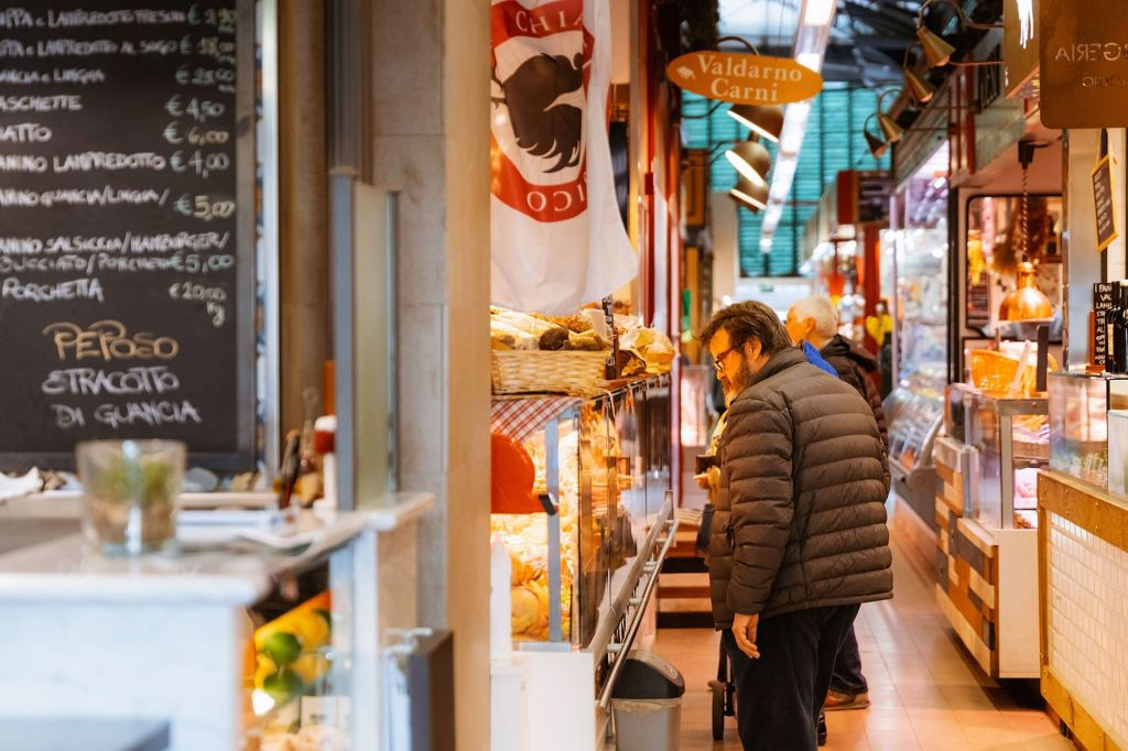 Florença: Tour gastronômico + visita ao mercado de Sant'Ambrogio