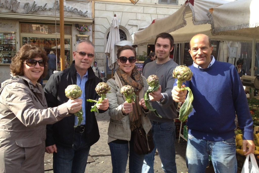 Rome: Local Market Shopping + Cooking Class