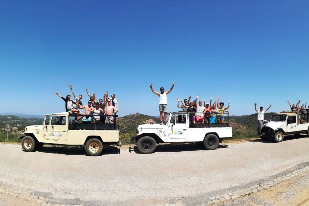 Tour in jeep al tramonto in Algarve con degustazioni