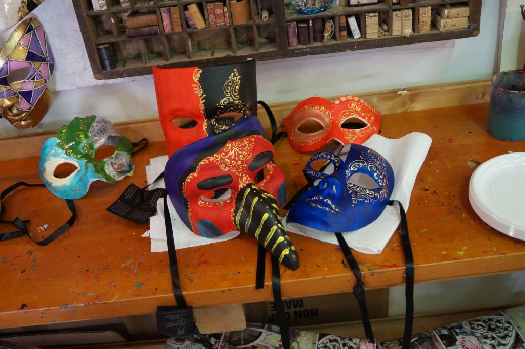 Veneza: Tour de confecção de máscaras