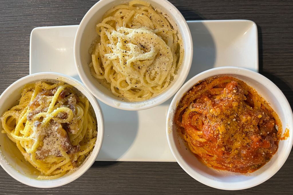 Rome : Dîner avec Carbonara, Amatriciana, Cacio e Pepe + dégustation de vins