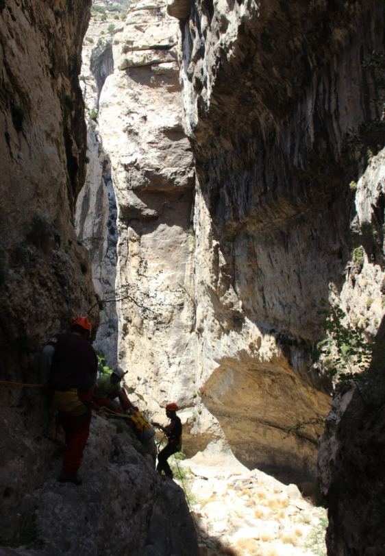 Actividades de Aventura en Teruel - Barranco seco en Aliaga