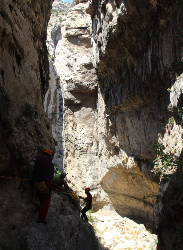 Actividades de Aventura en Teruel - Barranco seco en Manzanera