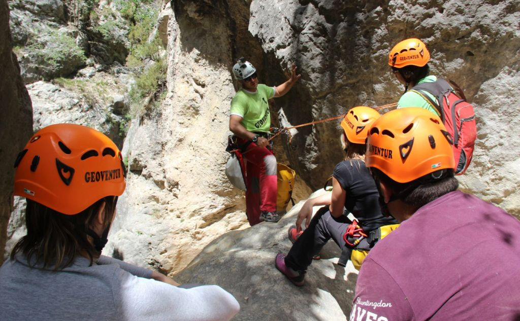 Actividades de Aventura en Teruel - Barranco seco en Manzanera