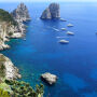 Capri: passeio de barco e parada para nadar + ida e volta de Nápoles