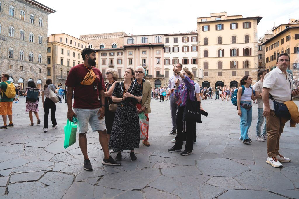 Visite à pied de la ville de Florence