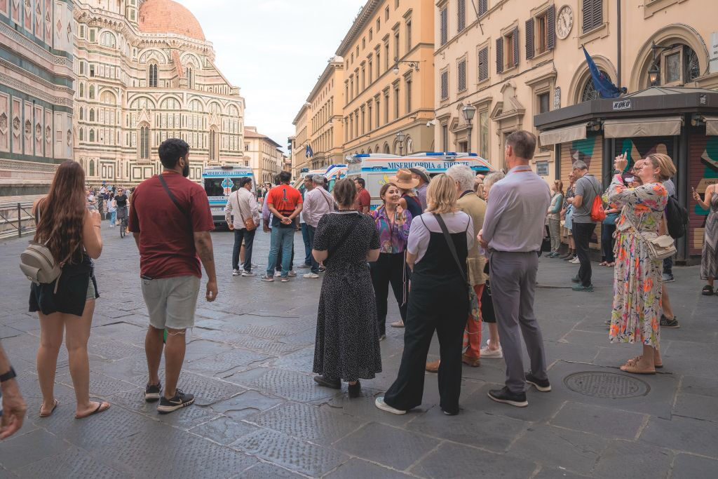 Recorrido a pie por la ciudad de Florencia