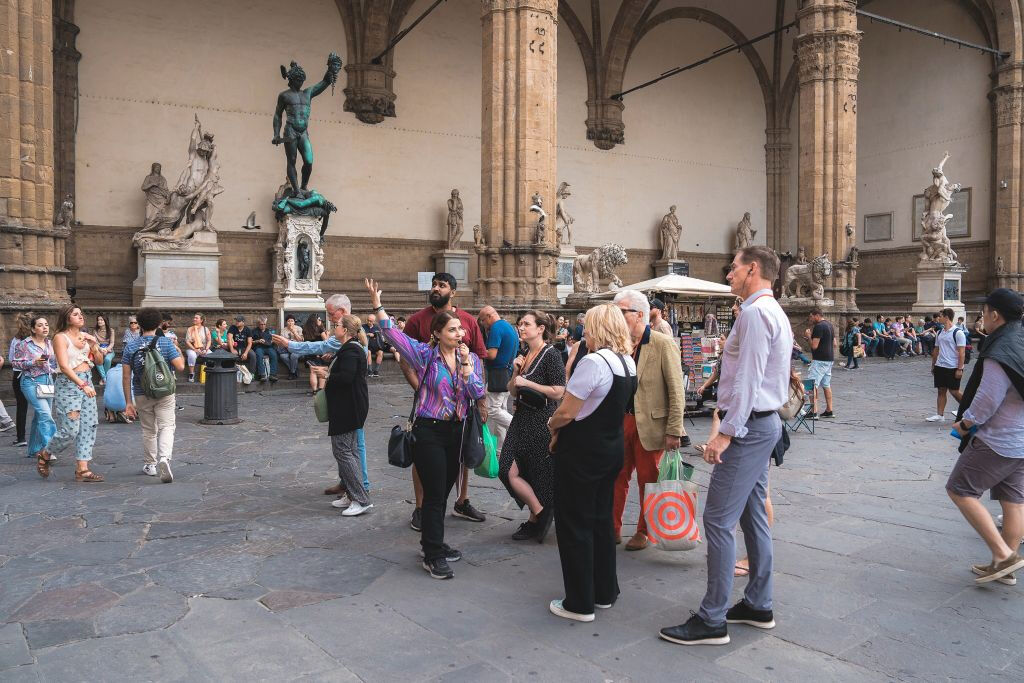 Visite à pied de la ville de Florence