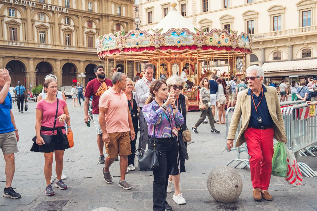 Visite à pied de la ville de Florence