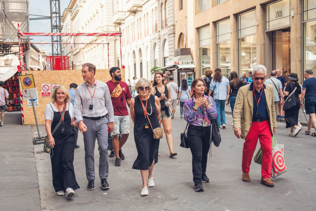 Visite à pied de la ville de Florence