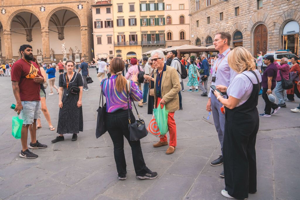 Visite à pied de la ville de Florence