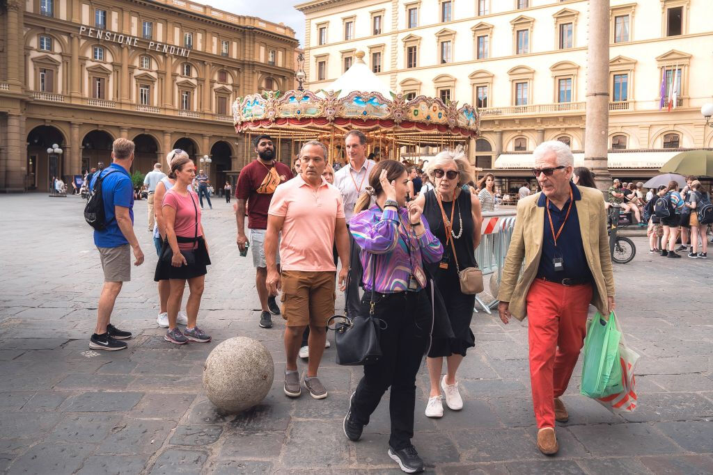 Visite à pied de la ville de Florence