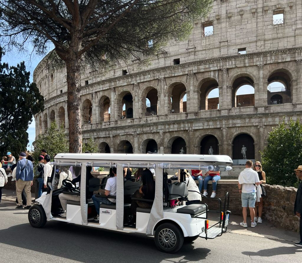 Roma: Passeio guiado de carrinho de golfe para pequenos grupos