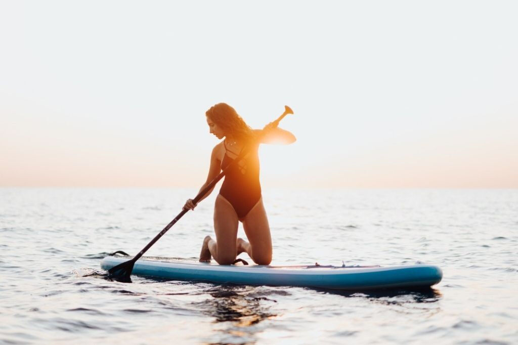 Barcelona: Sunset Paddle Surf