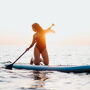 Barcelona: Guided Sunrise Paddle Surf