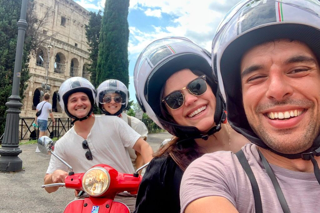 Visite de Rome en Vespa