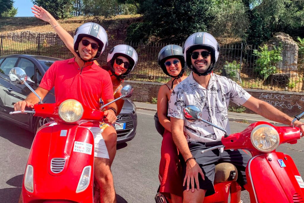 Visite de Rome en Vespa