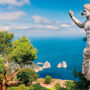 Capri : excursion en bateau + temps libre sur l'île + aller-retour depuis Salerne