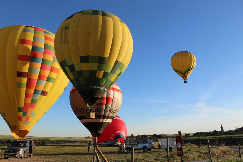 Giro in mongolfiera a Segovia 