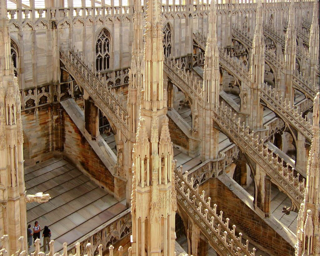 Terrazze del Duomo di Milano: Ingresso serale