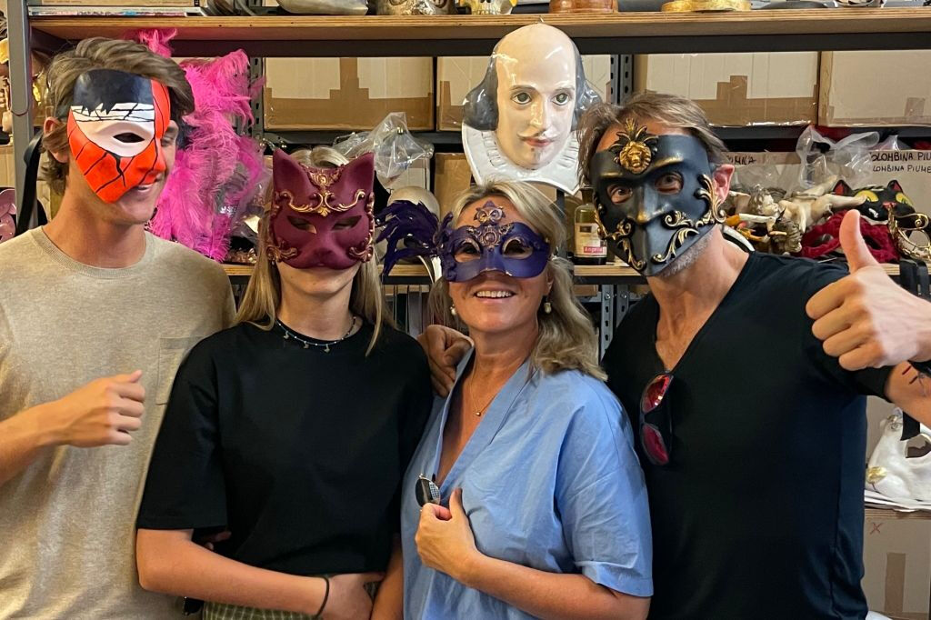Workshop de máscaras venezianas