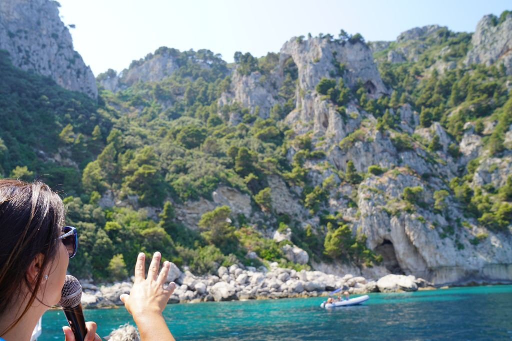 Capri y Anacapri: Excursión en barco + Hidroala de ida y vuelta desde Sorrento