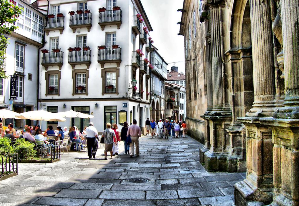 Visite guidée de Saint-Jacques-de-Compostelle et dégustation de tapas