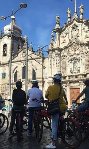 Visite guidée de 3 heures à Porto sur un vélo électrique