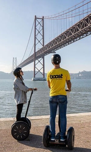 3 horas: Passeio guiado de Segway ao longo do rio Tejo até Belém