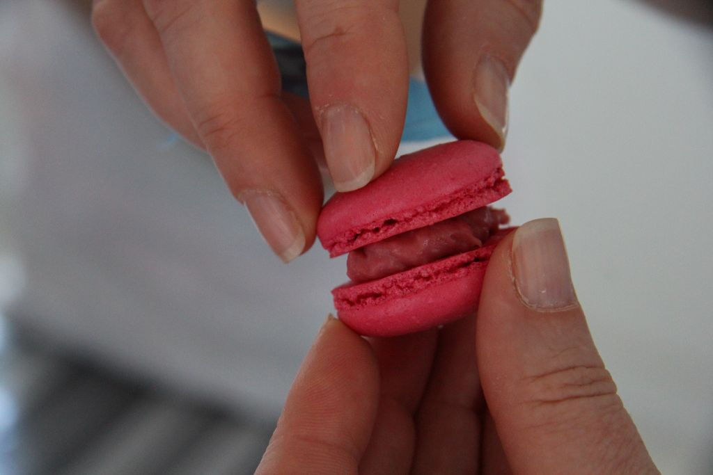 Aula de culinária de macaron