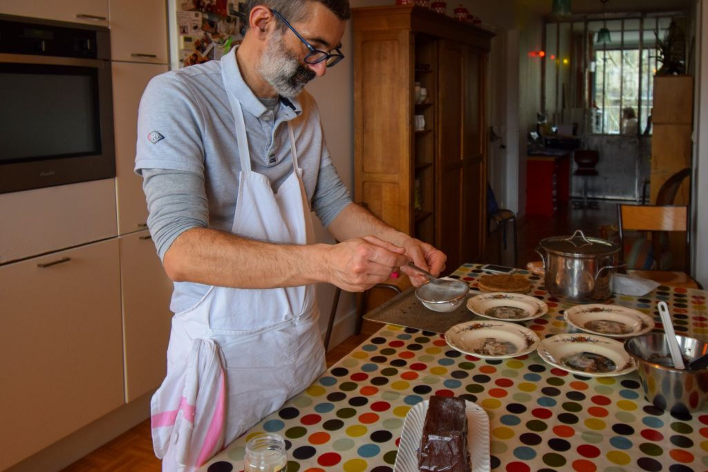 Aula de culinária tradicional festiva de Natal