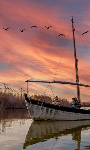 Casco Antiguo de Cullera y Parque Natural de la Albufera desde Valencia