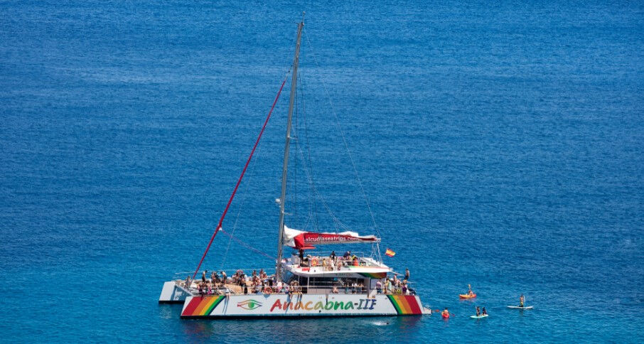  Catamaran ride in Alcudia (Mallorca)