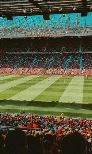 Old Trafford: Partita di calcio del Manchester United