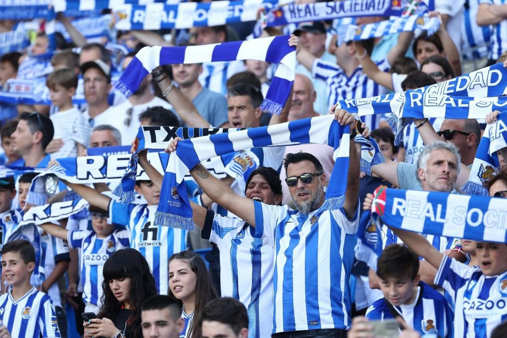 Stadio Anoeta: Partita di calcio Real Sociedad
