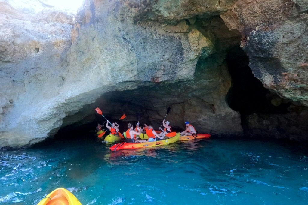 Majorque : Excursion en kayak dans les grottes marines