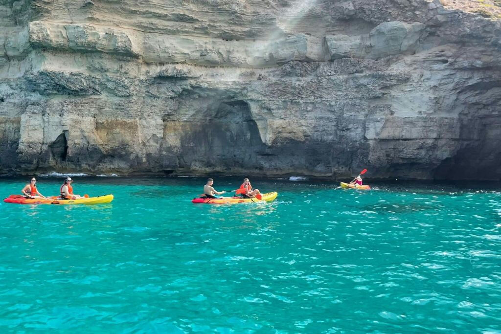 Mallorca: Passeio de caiaque pelas cavernas do mar