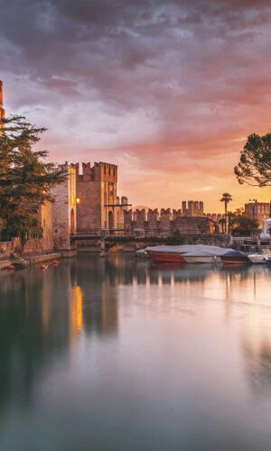Lago di Garda: Tour in barca al tramonto con Prosecco
