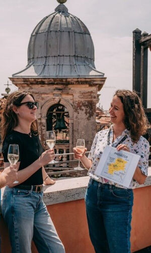 Venise : Visite guidée des toits + dégustation de prosecco