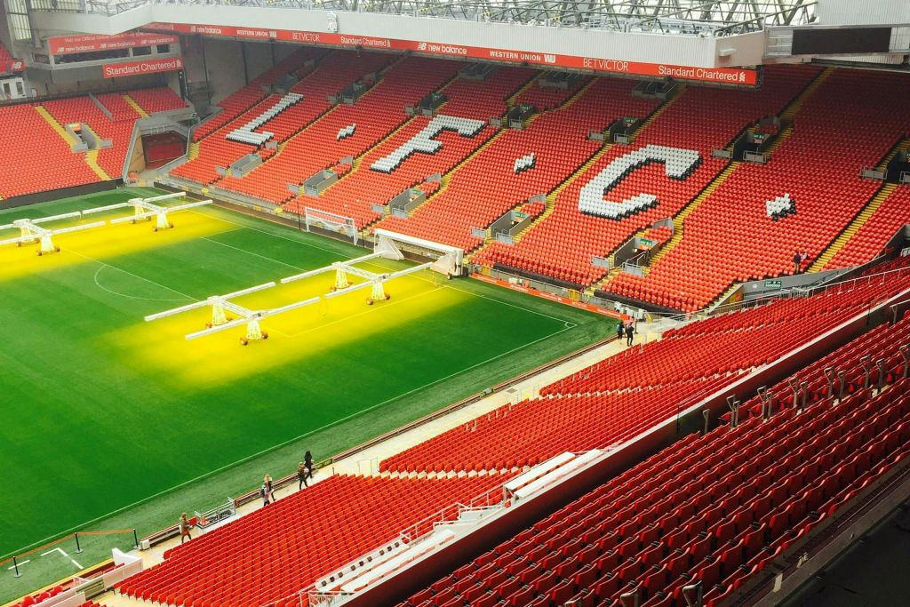 Estádio Anfield: Jogo de futebol do Liverpool FC
