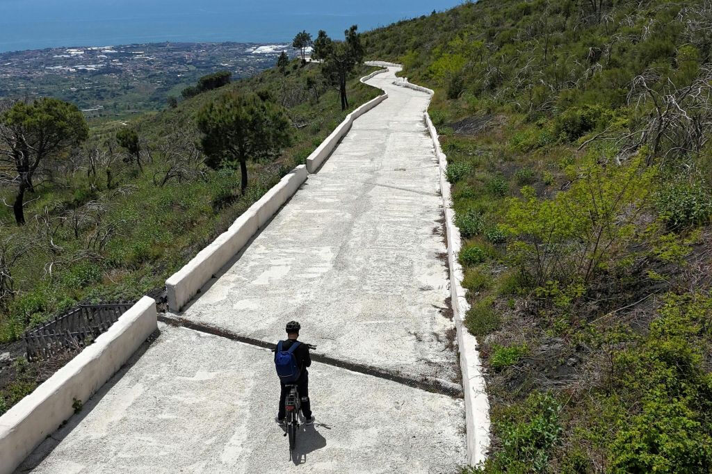 Monte Vesúvio: Ingresso sem filas + passeio de bicicleta + degustação