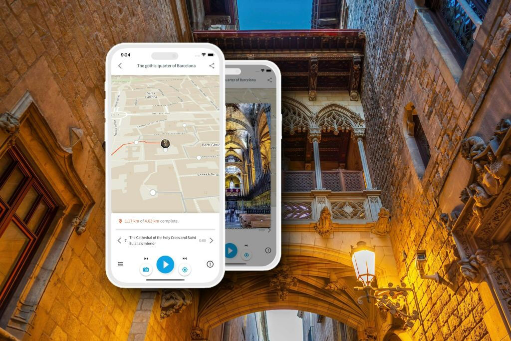 Barrio Gótico de Barcelona: App Audioguía de TouringBee