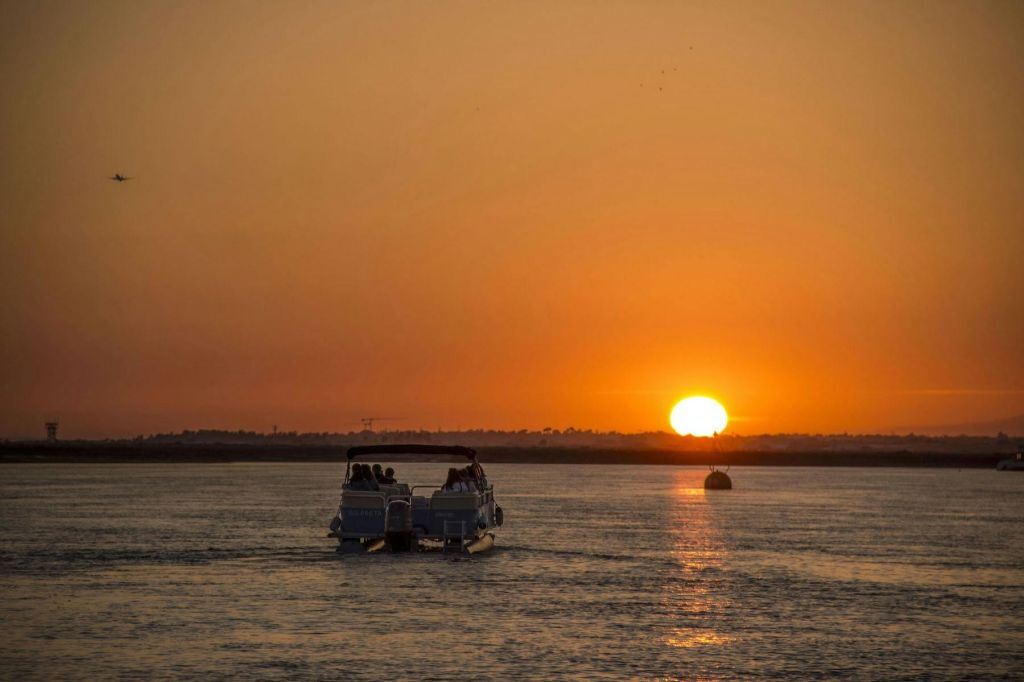 Ria Farmosa: Tour guidato in barca al tramonto