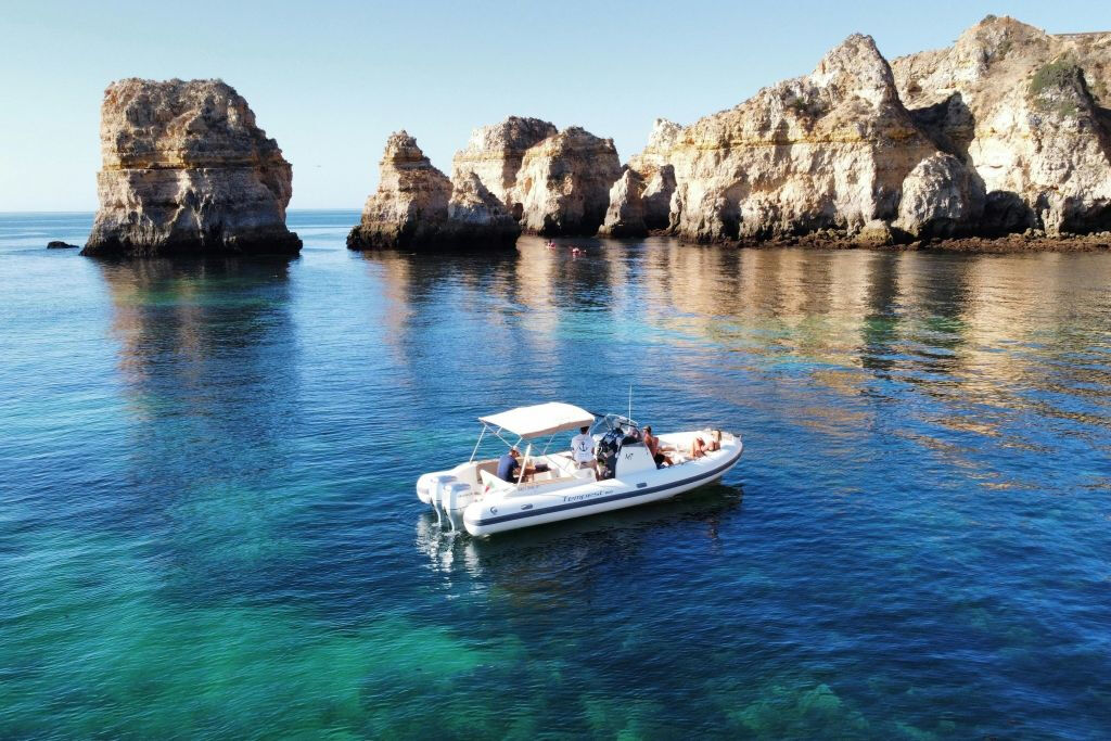 Ponta da Piedade e la costa di Lagos: tour privato in barca di 2 ore