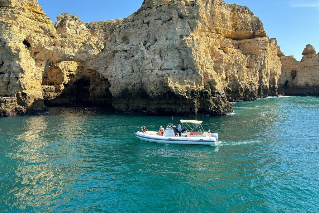 Ponta da Piedade e la costa di Lagos: tour privato in barca di 2 ore