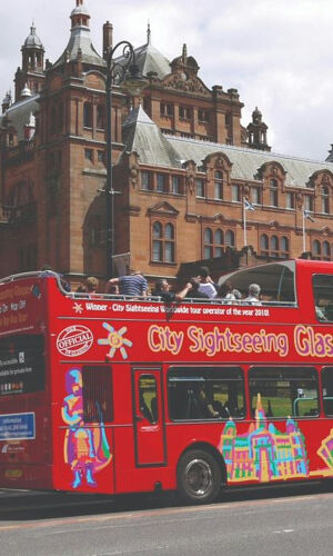 Glasgow: Hop-on Hop-off Bus Two Route Combo