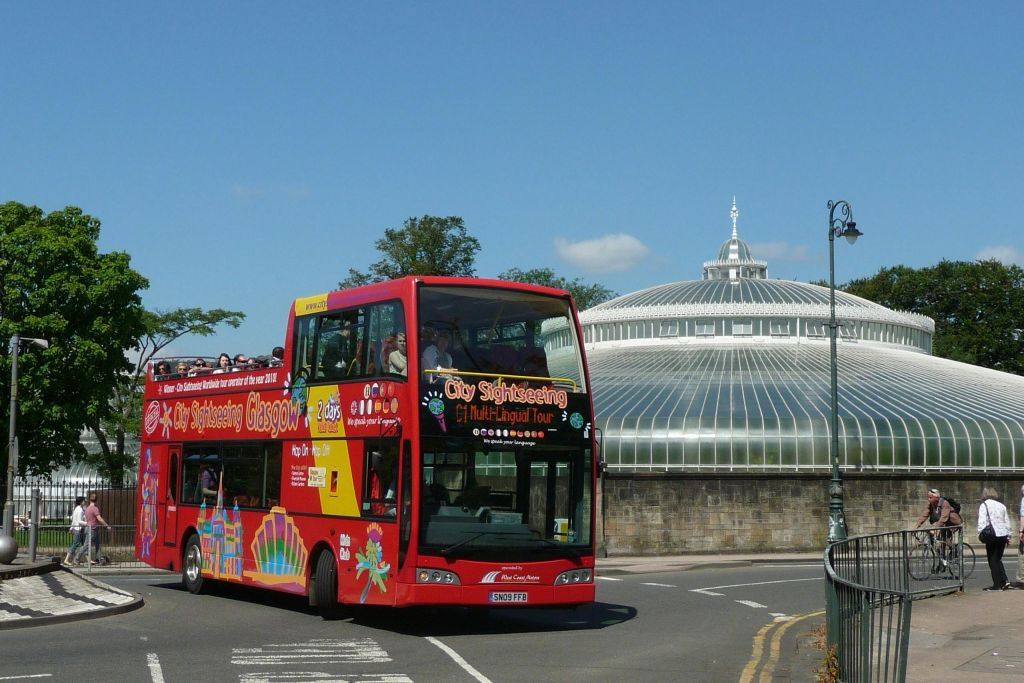 Glasgow: Combo de dos rutas en autobús Hop-on Hop-off